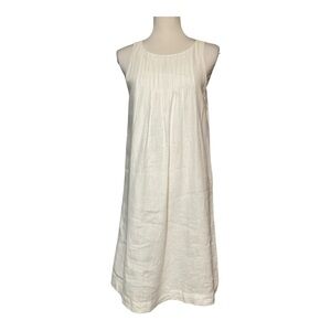 Vineyard Vines White Linen Dress Size 6